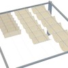 SunnyRoyal Beige 3'x12' Waterproof Pergola Shade Cover Retractable Sun Shade