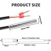 PT1000 Temperature Sensor 3 Metres Waterproof Temperature Sensor with PVC