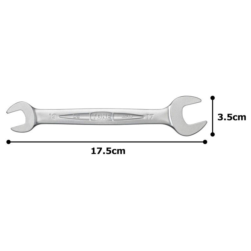 トネ(TONE) スパナ DS-1317 二面幅13×17mm