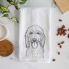 Inkopious Bare Goldendoodle Decorative Hand Towel Bathroom and Kitchen Decoration