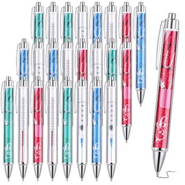 Jetec 25 Pcs Nurse Pens Bulk Appreciation Pen Gifts Ink Pens Funny Pens Set Greeting Message Best Nursing for Christmas Students (Cute Style)