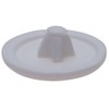 White Plastic Сap Сovers for Screw with Phillips, Pozidriv, Square-X