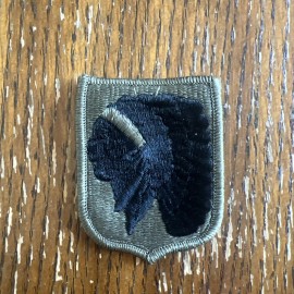 US Army OKLAHOMA NATIONAL GUARD subdued OD Patch