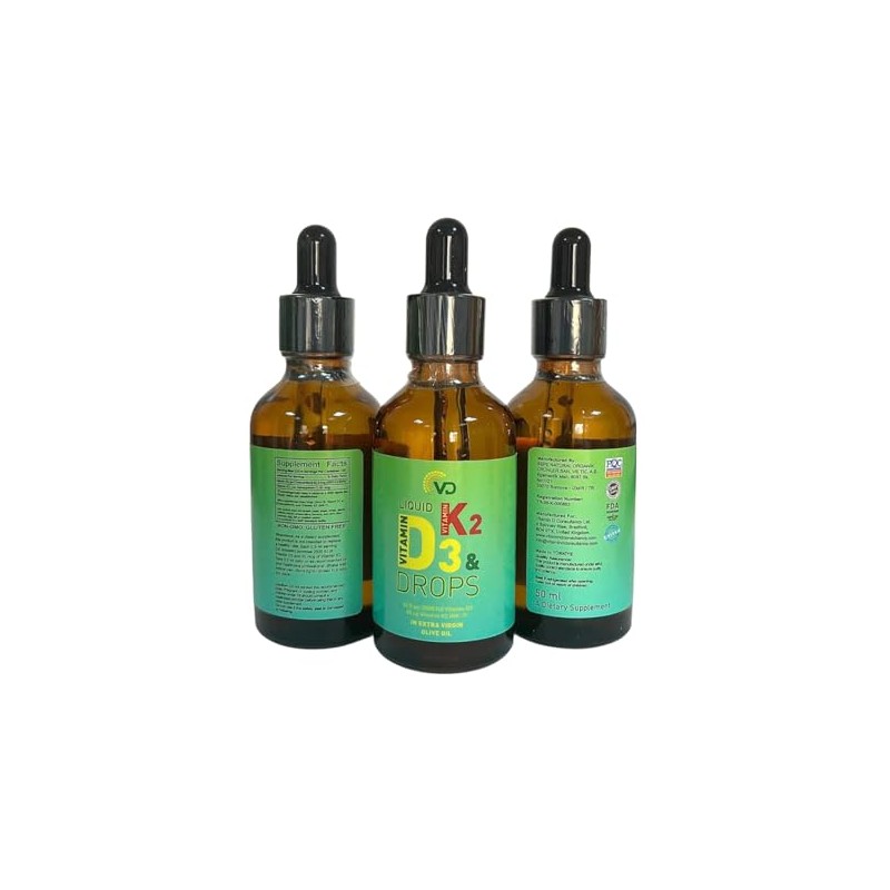 Vitamin D3 2500 IU & Vitamin K2 MK-7 50 UG