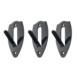 Hi Flame Skull Hook Trophy Mount Perfect Kit for Hanging and Mounting Taxidermy Deer Antlers and Other Skulls for Display Skull Hanger Powder Coating (Black-3)