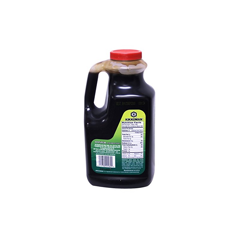 Kikkoman Oyster Flavored Sauce, No Added MSG, Green Label, 5