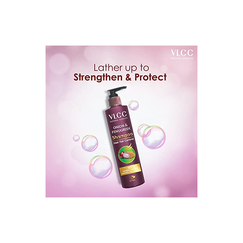VLCC Champú de Cebolla y Fenogreco - Champú para Mujeres