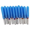 Tungsten Steel CNC Router Cutter Bit Blue Plating 3.175(30°) Wood