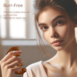 Wooden Scalp Soother - Handcrafted 100% Organic Green Sandalwood Wide-Tooth Combs - Wood Massage Comb & Sandalwood Comb for Premium Hair Management