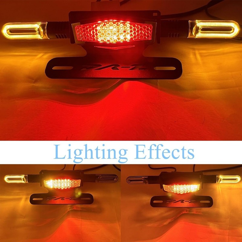Janice Fender Eliminator Short Tail Tidy LED Integrated Brake Lights