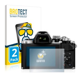 2x BROTECT Matte Protector for Olympus OM-D E-M10 Mark II Screen Protector Matte, Anti-Glare Protection Film