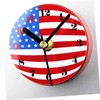 COLLBATH Magnetic Suction Clock American Flag Home Decor Fridge Magnets