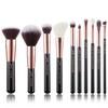 Jessup Makeup Brush Set 10 Pieces Cosmetic Makeup Brush Set
