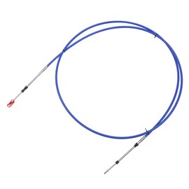 uxcell 1pcs 10ft 118 Inch Marine Type 3300/33C Throttle Shift Remote Control Box Cable with Clevis for Yamaha Outboard Engine Boat Motor Steering System Blue