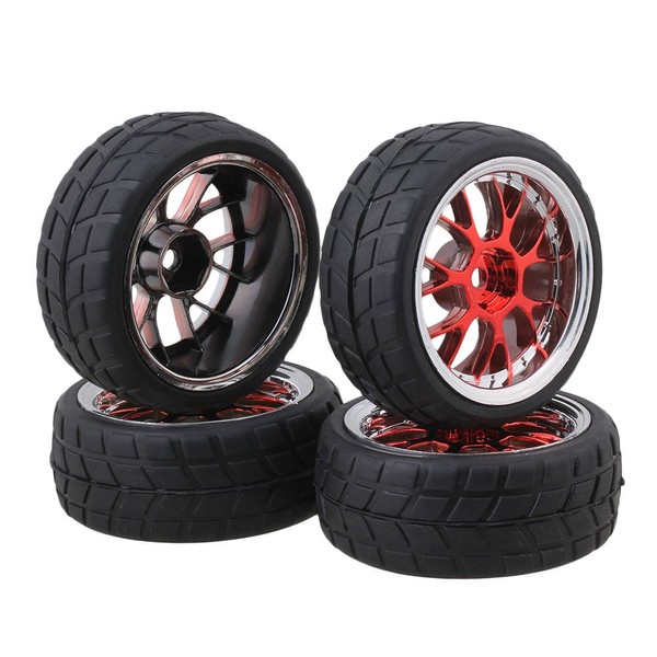 BQLZR RC 1:10 On-Road Racing Car Y Shape Red Plating
