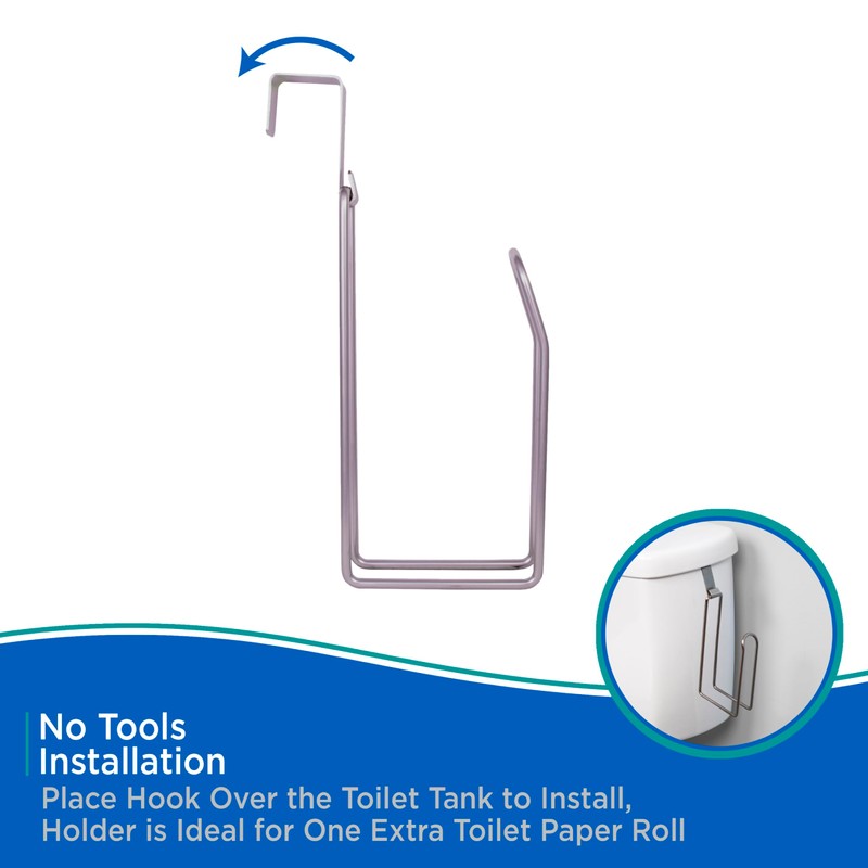 Kenney Tank Toilet Paper Holder, Brushed Nickel