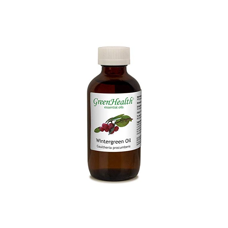 GreenHealth Wintergreen Essential Oil 100% Pure & Natural - 4oz