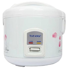 TRC-10 Cool Touch 10-Cup Rice Cooker and Warmer with Steam Basket, White