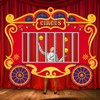 Yiaoyinnz Circus Party Decorations Carnival Cage Shaped Photo Backdrop Circus