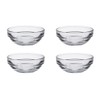 Duralex 6 cm LYS Stacking Bowl, Pack of 4, Transparent