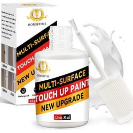White Touch Up Paint, Multi-Surface Touch Up Paint Pen, White Paint for Walls, Chips, Scratches, Interior and Exterior for Wall Enamel Furniture Appliance Porcelain Cabinet Bath