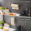 ZUNTO Paper Towel Holder Under Cabinet - Self Adhesive &