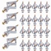 Plasterboard Wall Plugs,50 pcs Plasterboard Dowels with Screws Butterfly Cavity