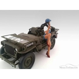 American Diorama Lady Mechanic Jessie, American Diorama 23860 - 1/18 Scale Collectible Figurine