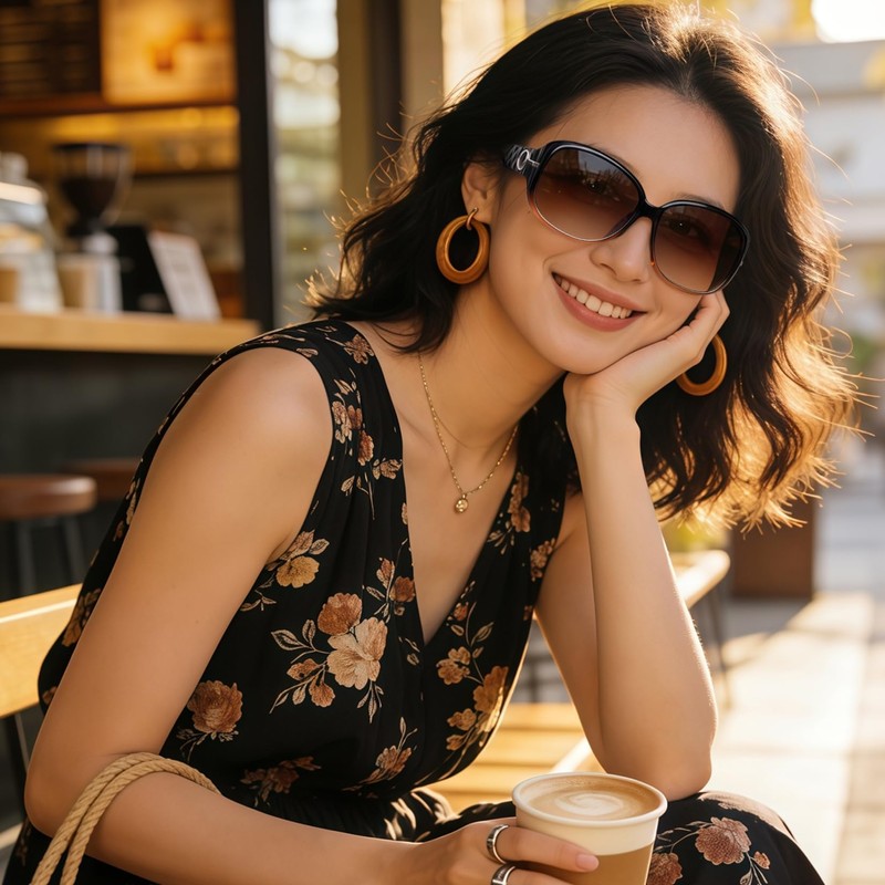 Joopin Folding Sunglasses for Women, Polarized, UV Cut, For Driving,