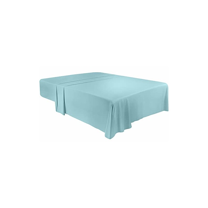 Utopia Bedding - Flat Sheet Double - Easy Care Soft