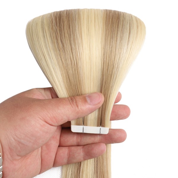 QingChang Tape in Hair Extensions Human Hair Single Donor Hair