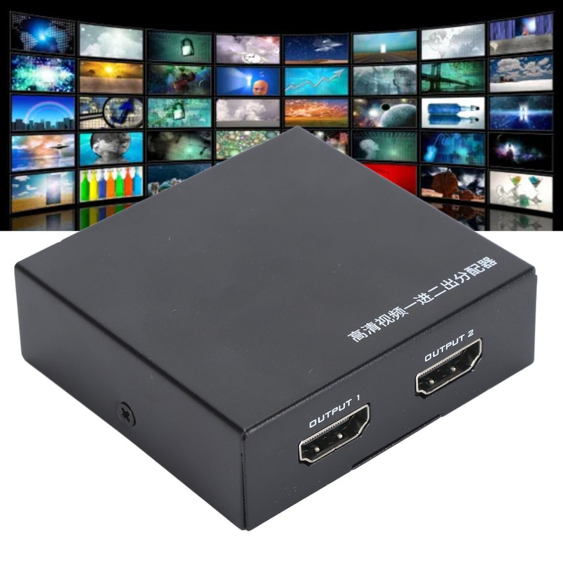 HD Multimedia Interface Splitter 1 in 2 Out Display Duplicator