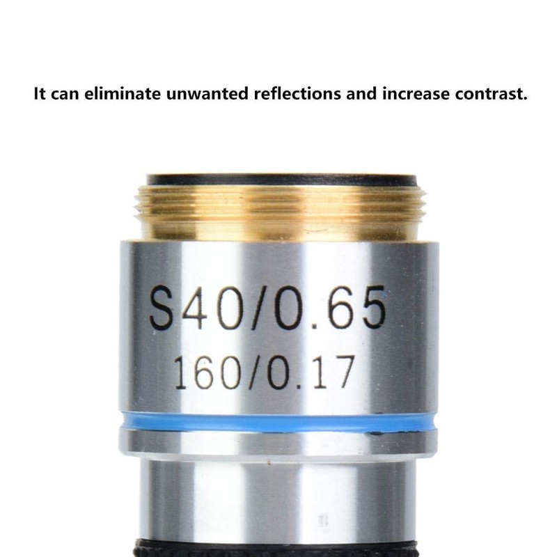 40X 185 Biological Microscope Achromatic Objectives Lens Microscope Accessories for