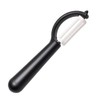 2–TECH Ceramic Peeler - Long blade, Black with Rotating Blade