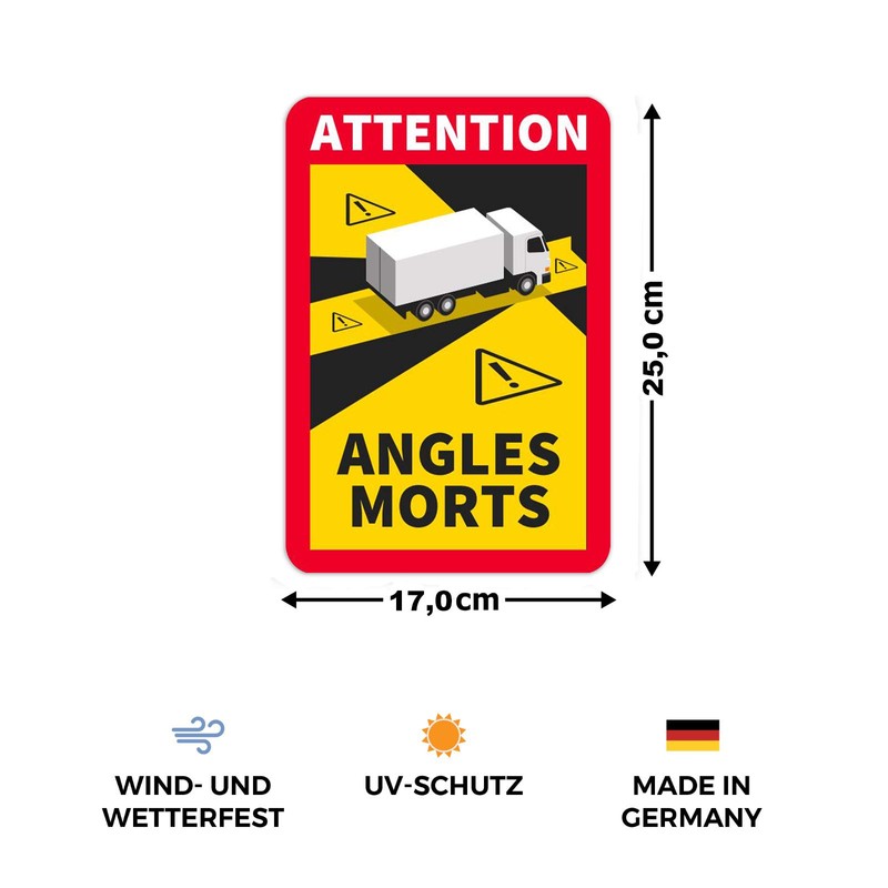Strobo Angles Morts Magnetic Signs and Stickers