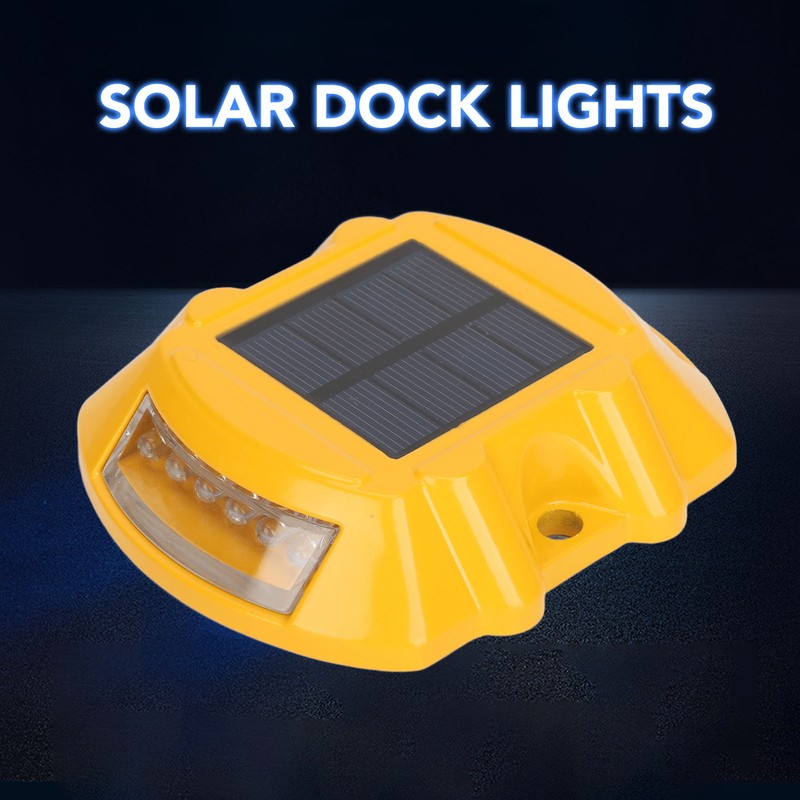 Solar Dock Lights Professional IP68 Waterproof Cast Aluminium Automatic Induction