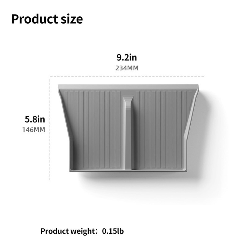 Center Console Wireless Charging Mat Anti-Slip Waterproof Silicone Mat Center