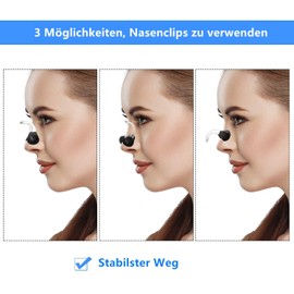Voarge Swimming Nose Clip, Pack of 10, Swimming Nose Clip, Nose Clip for Adults and Children, Swimming Divers and Beginners