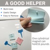 Small Cylinder Neodymium Magnets, 50Pcs Strong Refrigerator Magnets Tiny Rare