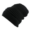 Rasta Long Slinky Beanie Hats Black