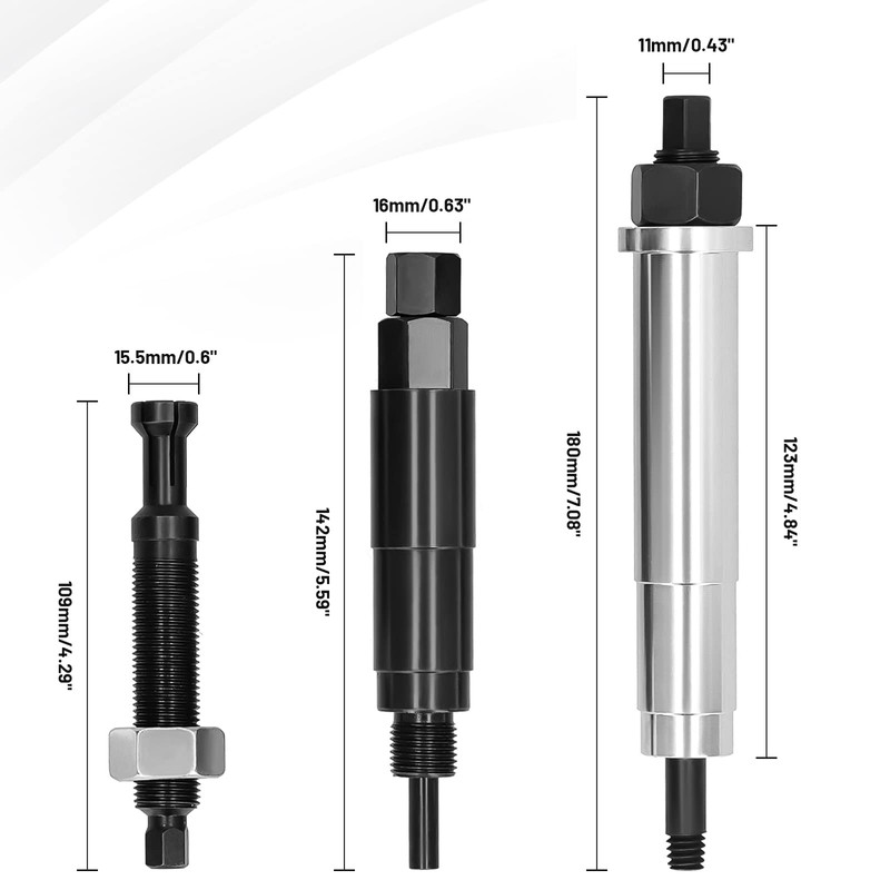 Endxedo 65700 - Extractor de bujías rotas, herramienta de extracción