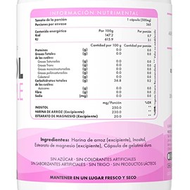 INOSITOL PURO | MANTRA Nutrition | Inositol Pure & Simple | 365 Cápsulas — Formuladas Con: Inositol Puro | Para Todo Un Año | Calidad Premium