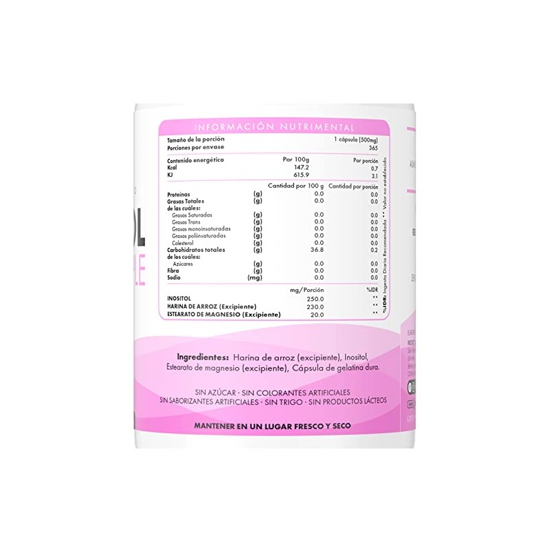 INOSITOL PURO | MANTRA Nutrition | Inositol Pure & Simple