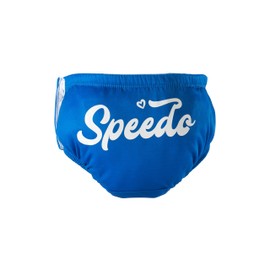 Speedo Unisex-Child Swim Diaper Keep Swimmin' Premium Electric Blue, X-Large