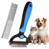 Undercoat Rake, Double Sided Deshedding Dematting Tool, Undercoat Rake Dog