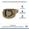 ARIAT Men's Tactical Work Belt with D Ring Buckle, Small,