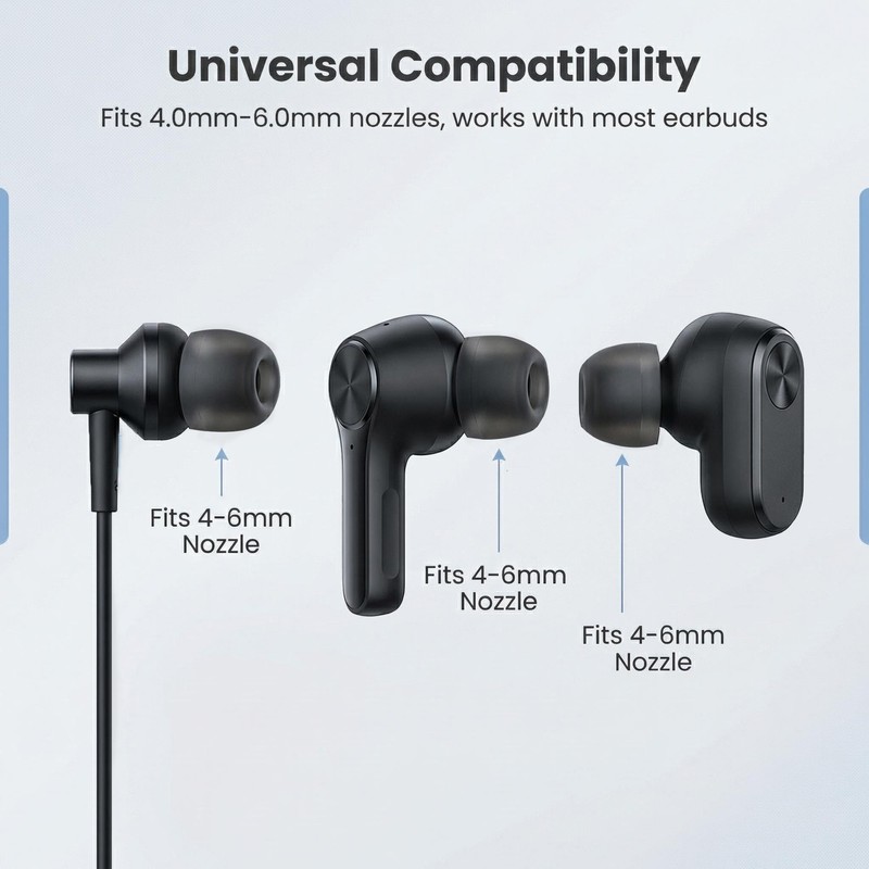 Mijusun Extra Small (XS) Earbuds Tips for Small Ear Canals,