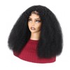 Beauhair 4C Edges Afro Kinky Curly Lace Closure Wigs Human