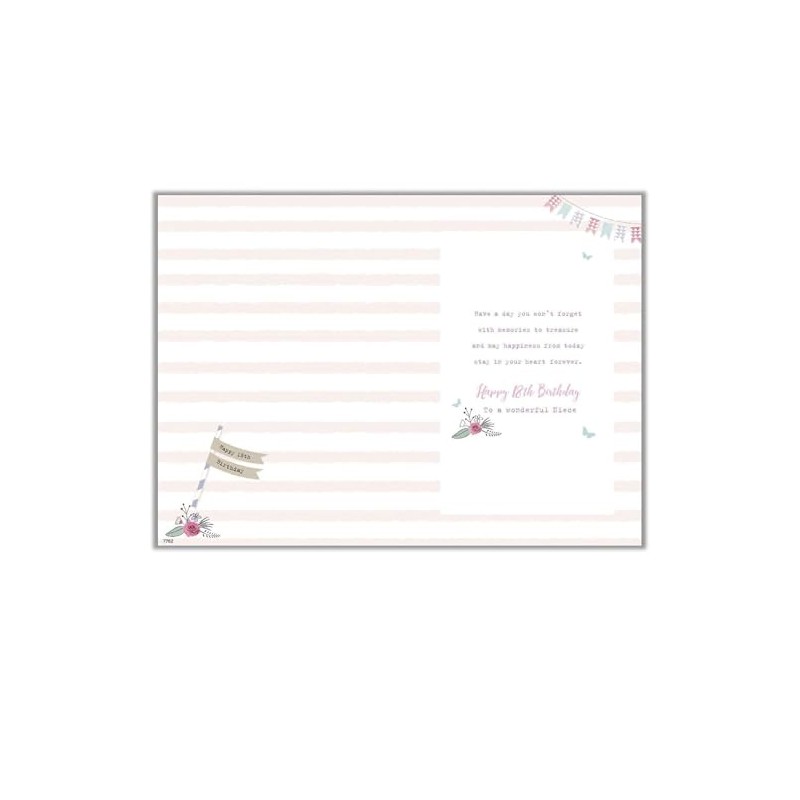Special Niece 18th Birthday Birthday Card