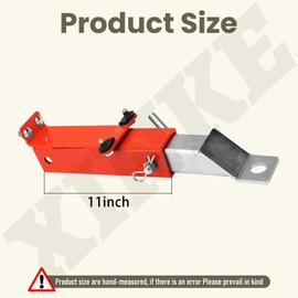2" Rear Hitch 093-1129-00 Heavy-Duty Hitch Assembly Compatible with Bad Boy 2019+ Mowers Rebel & Rogue & Renegade - Orange